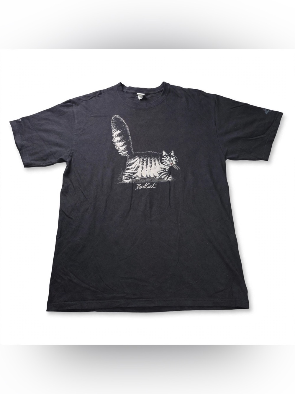 Crazy Shirts B. Kliban Bad Cat Graphic T-Shirt Mens XL Black